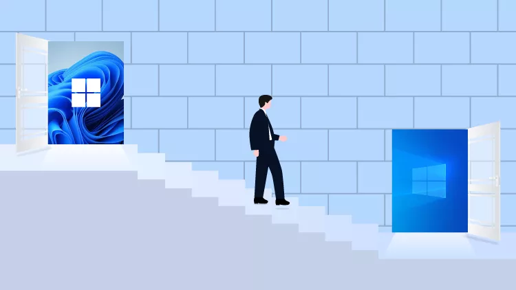 Downgrade dari Windows 11 ke Windows 10 tanpa kehilangan data