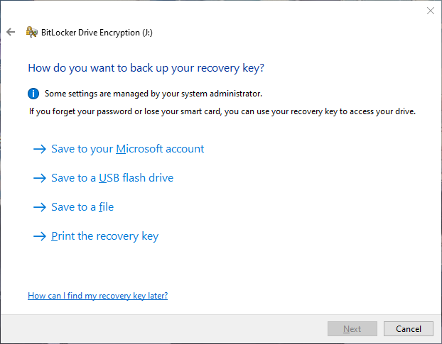 วิธีค้นหา/ดึงรหัสการกู้คืน BitLocker ใน Windows 10