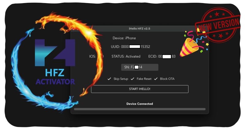Sử dụng ihello hfz cho iCloud bypass: Mọi thứ bạn cần biết