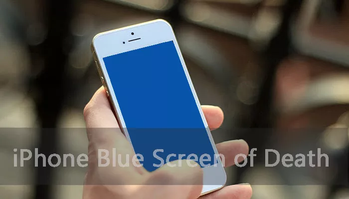 [6 cách] Cách sửa màn hình màu xanh iPhone của cái chết