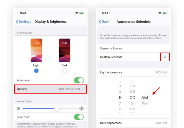 วิธีเปิดใช้งานหรือปิดใช้งานโหมดมืดบน iPhone หรือ iPad