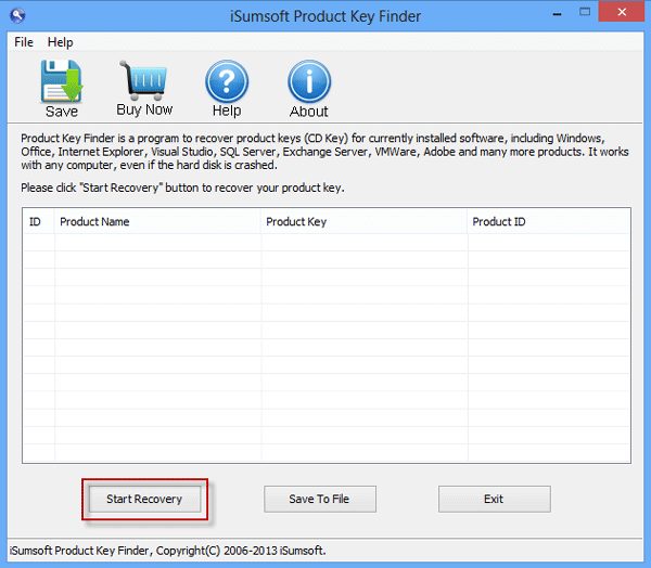 ดาวน์โหลด Windows 8.1 Product Key Finder และทดลองใช้ฟรี