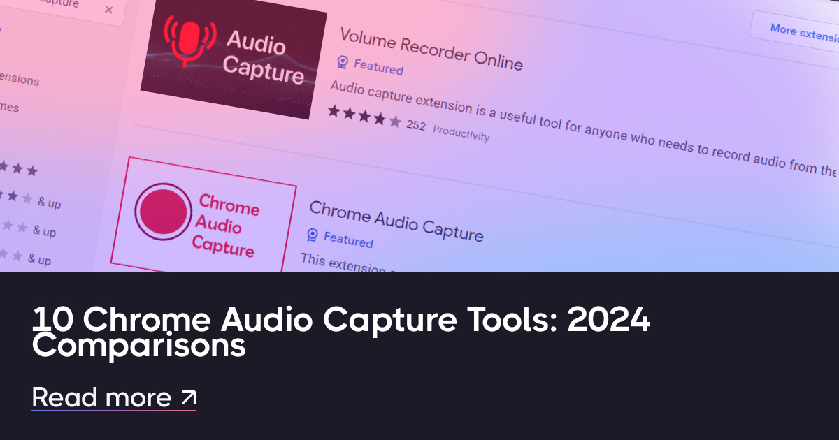 10 Alat Pengambilan Audio Chrome: 2025 Perbandingan