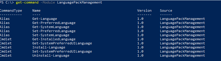 Menginstal Paket Bahasa di Windows 10/11 dengan PowerShell