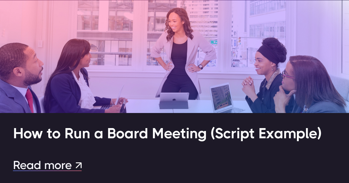 Cara menjalankan rapat papan (contoh skrip)