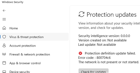 การแก้ไข: Microsoft Defender ไม่ได้อัปเดตโดยอัตโนมัติใน Windows