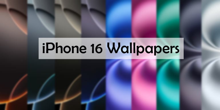 ดาวน์โหลด iPhone 16 และ iPhone 16 Pro Wallpapers (4K)