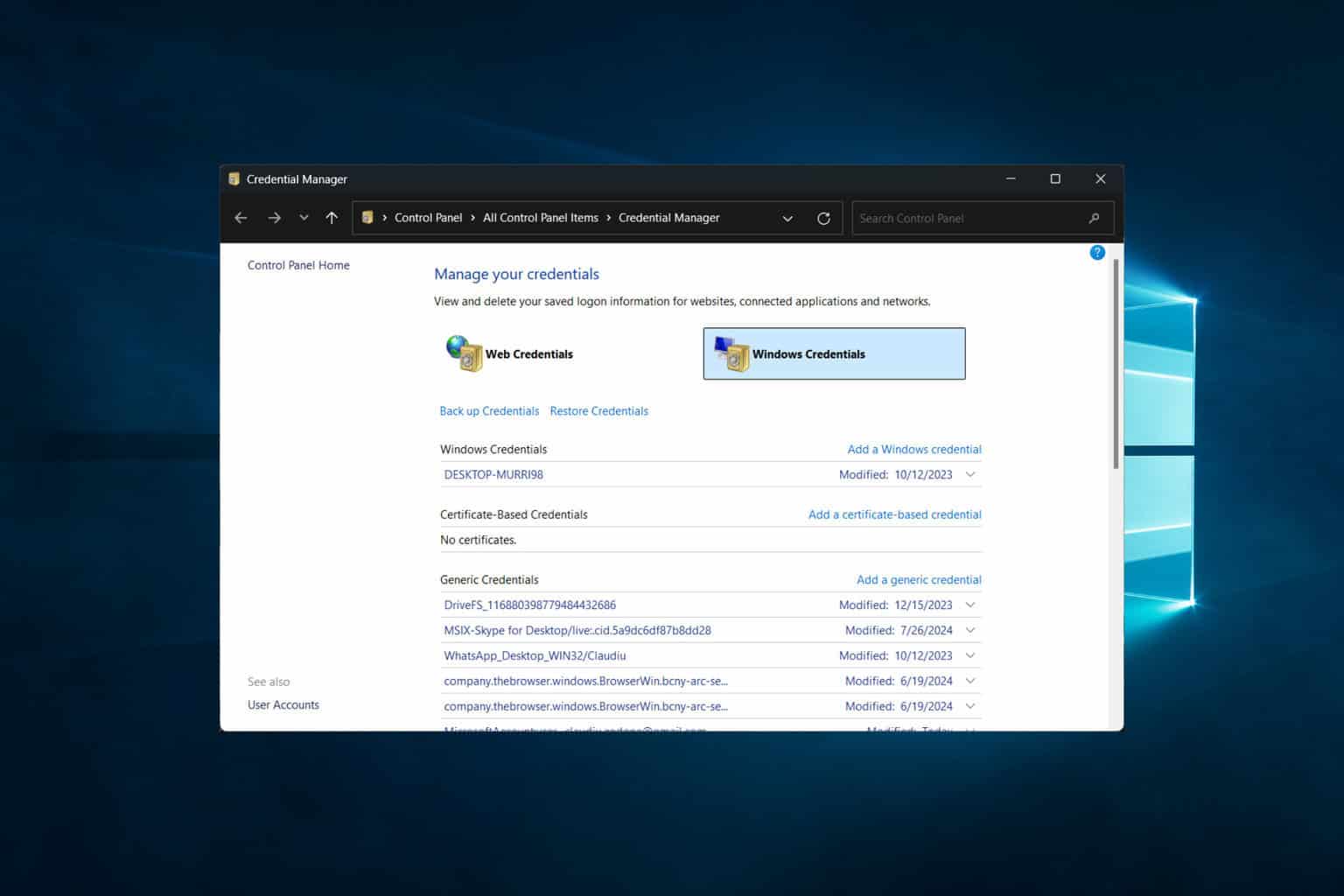 วิธีค้นหารหัสผ่านที่เก็บไว้ใน Windows 10 [ทีละขั้นตอน]