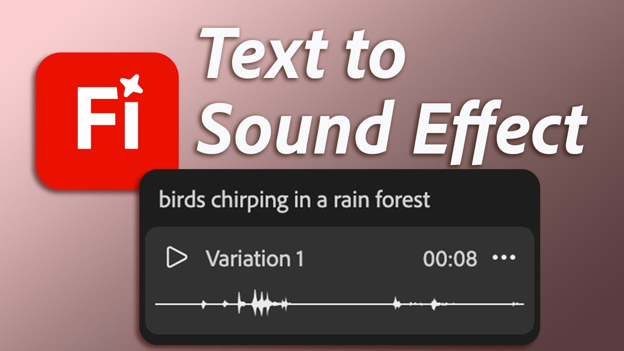 เครื่องมือ AI ใหม่ของ Adobe Firefly สร้างเอฟเฟกต์เสียงจากเสียงและข้อความ