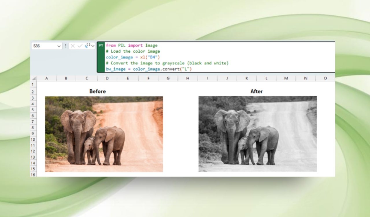 ตอนนี้ Excel ช่วยให้คุณเรียกใช้รหัส Python เพื่อวิเคราะห์ภาพภายในแผ่นงาน